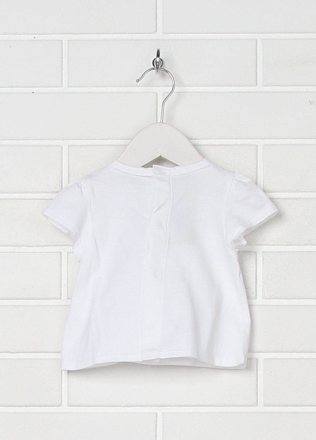 Белая летняя футболка с коротким рукавом CHLOE