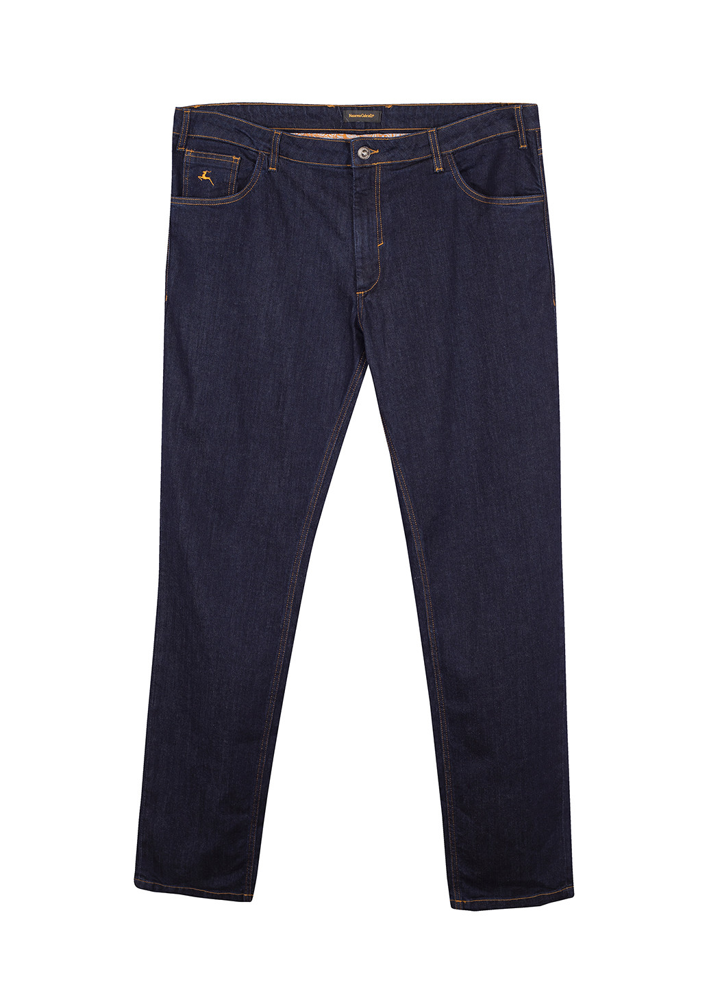 Темно-синие демисезонные зауженные джинсы Nazarenogabrielli