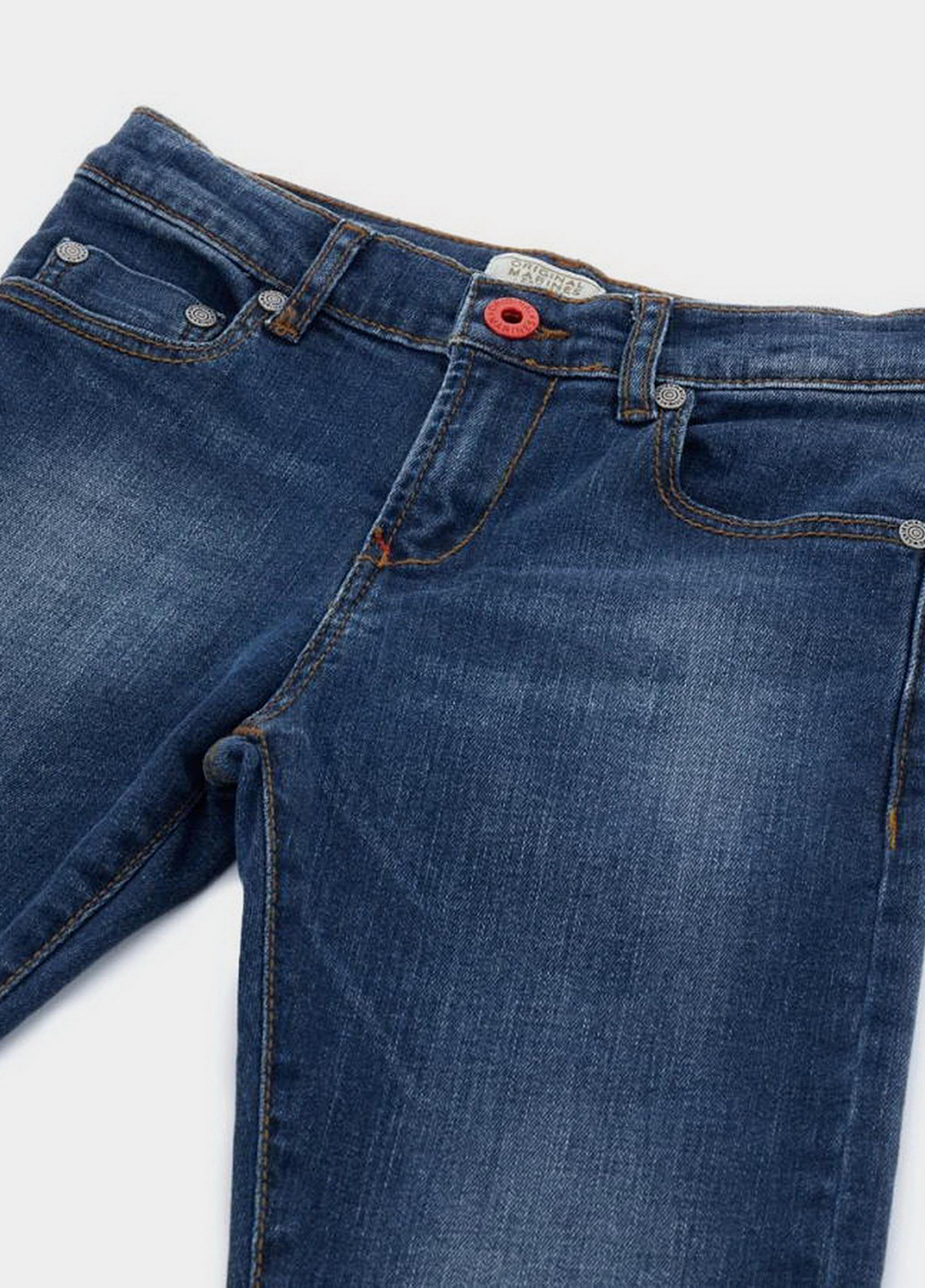 Синие демисезонные прямые джинсы Original Marines