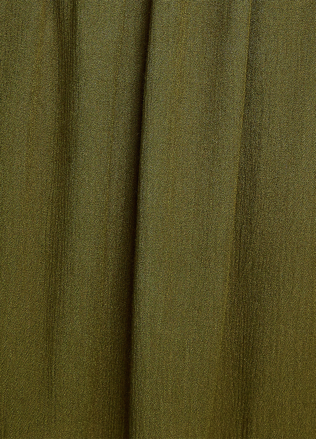 Оливковая (хаки) кэжуал однотонная юбка KOTON клешированная