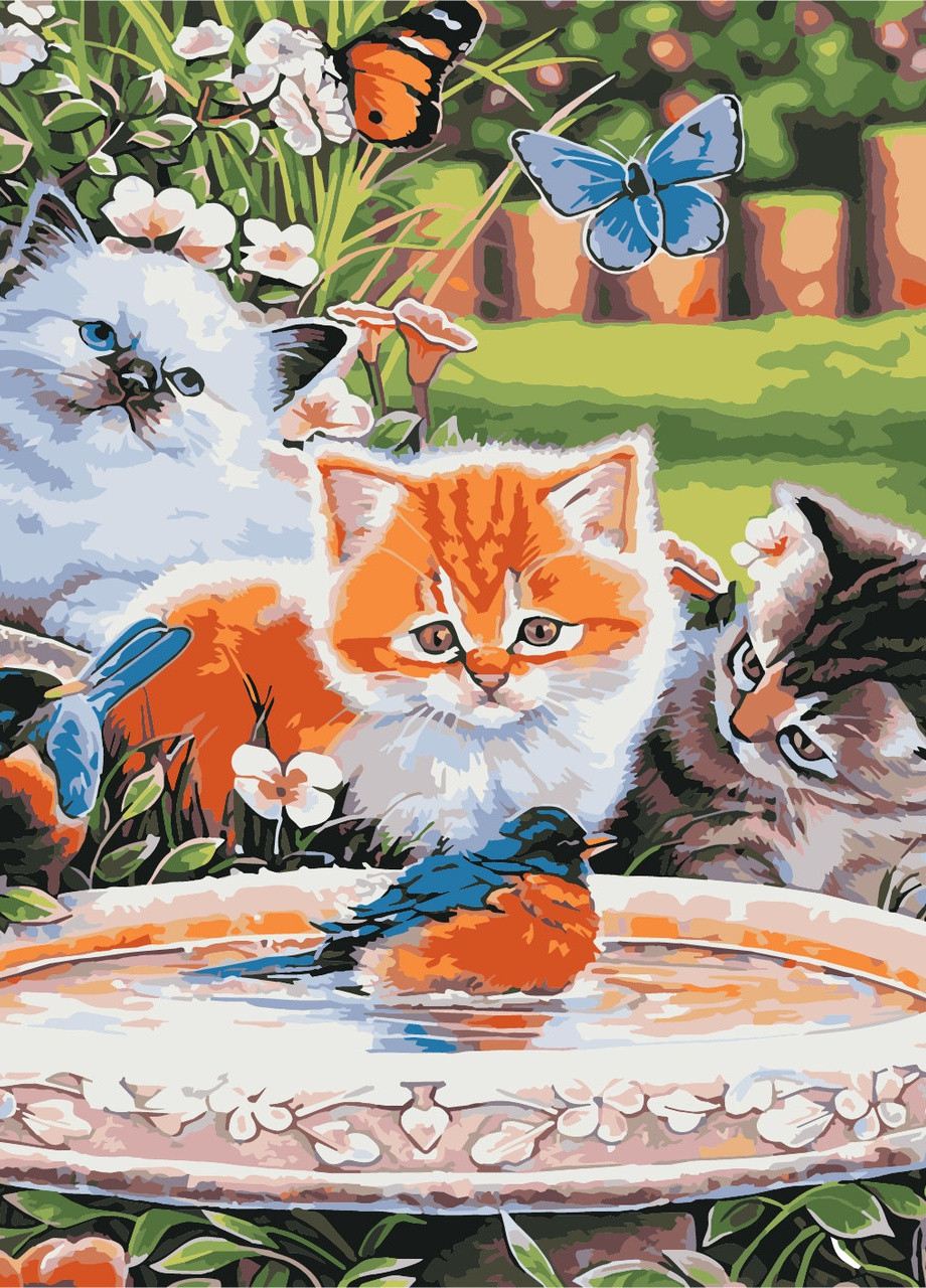Картина за номерами Три кошеня 40*50см ArtStory (252265824)