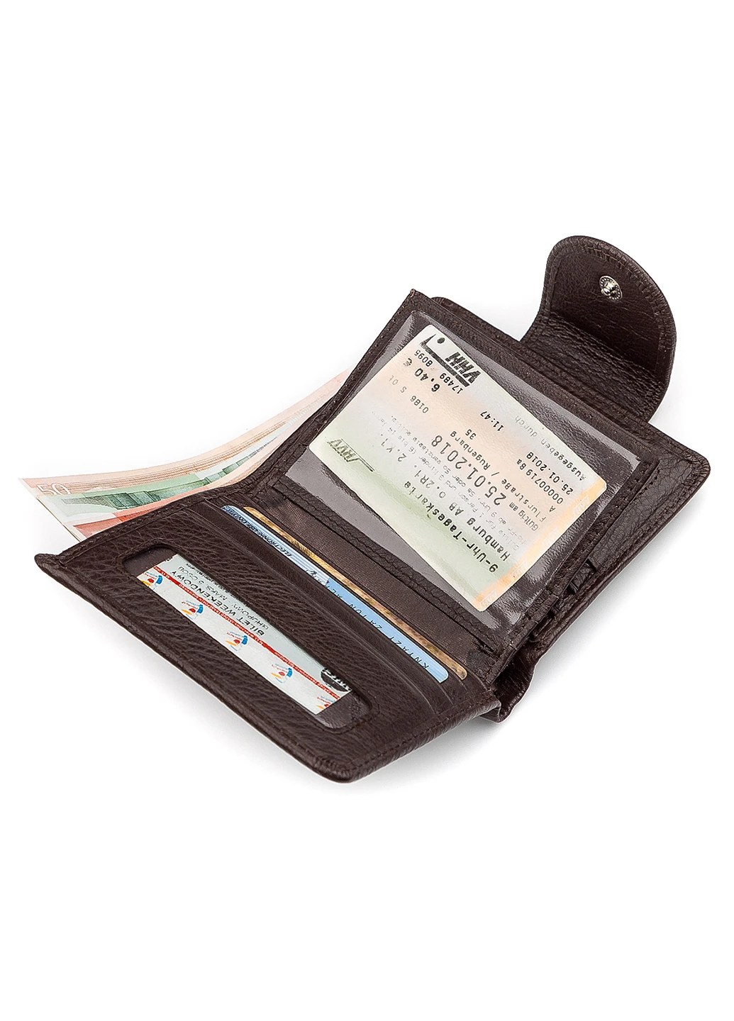 Женский кожаный кошелек 9,5х11х3 см st leather (252127818)