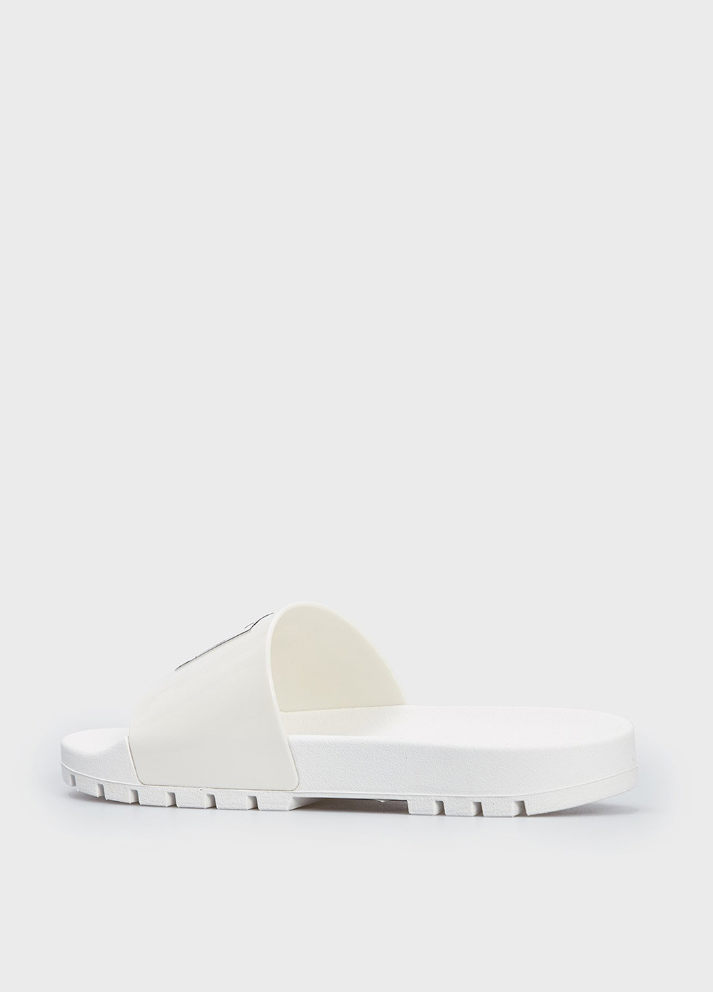 Белые шлепанцы Calvin Klein Jeans с логотипом