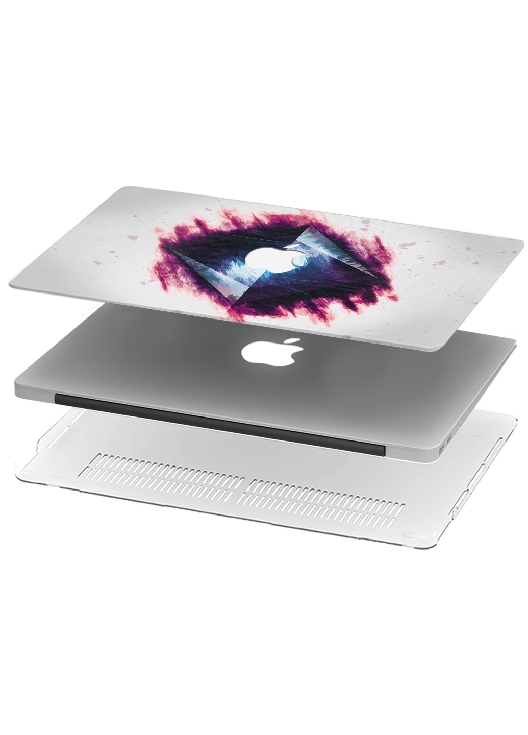 Чехол пластиковый для Apple MacBook Pro Retina 15 A1398 Абстракция (Abstraction) (6353-2148) MobiPrint (218987621)
