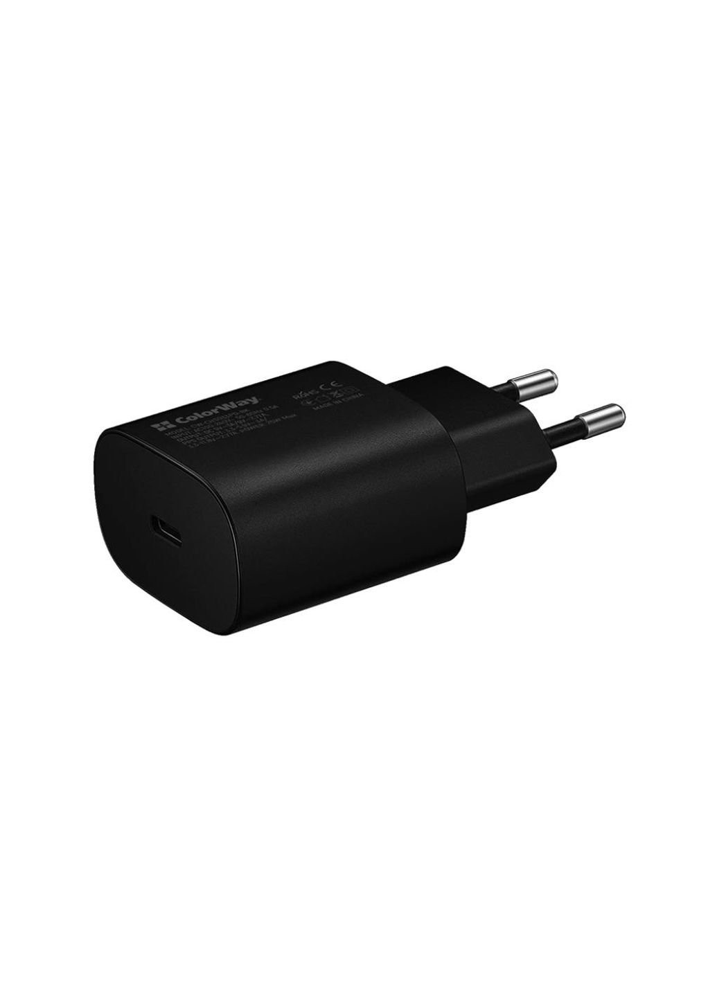 Зарядное устройство (CW-CHS033PD-BK) Colorway Power Delivery Port PPS USB Type-C (25W) black (253506918)