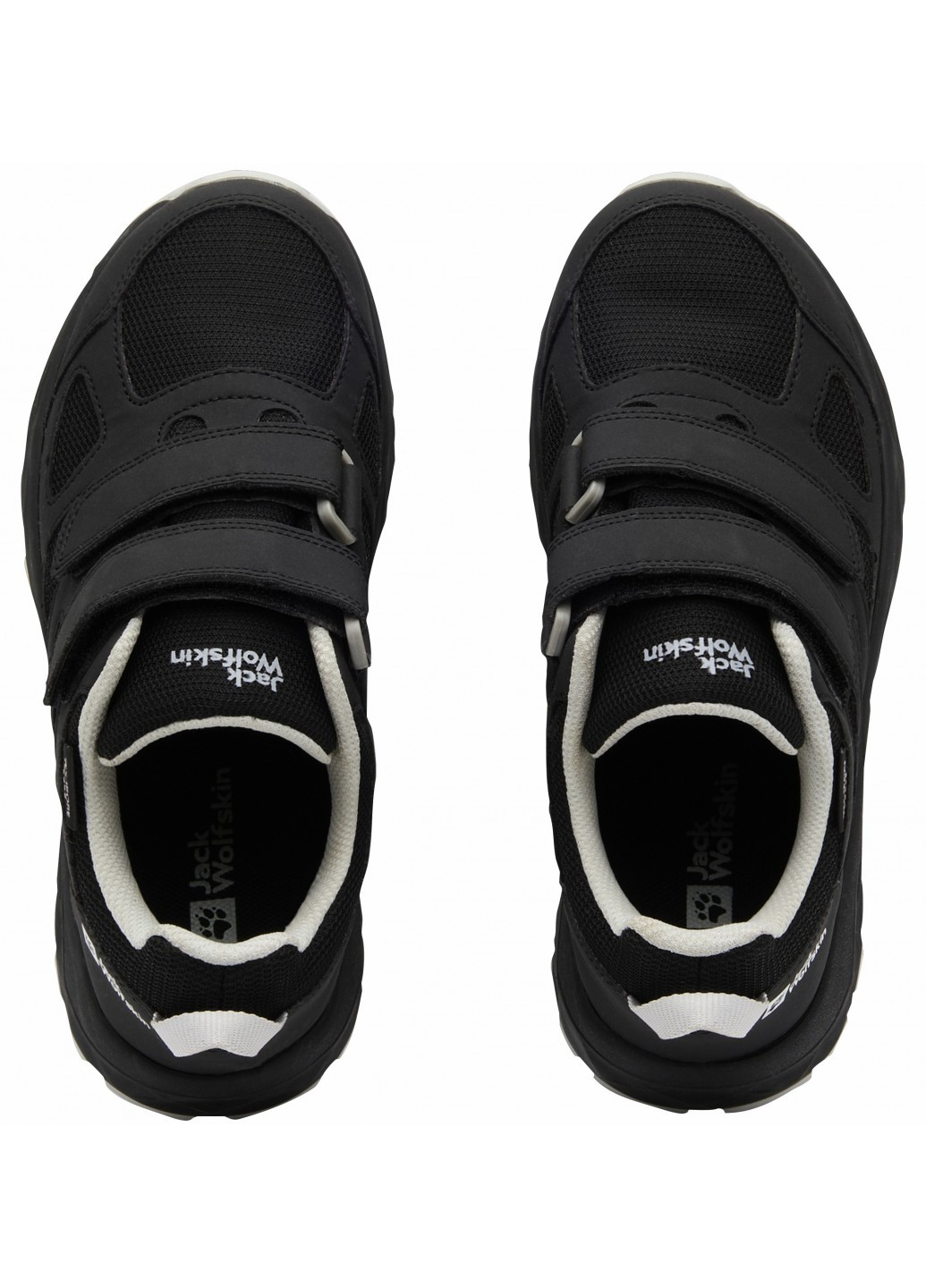 Черные демисезонные кроссовки Jack Wolfskin WOODLAND 2 TEXAPORE LOW VC K