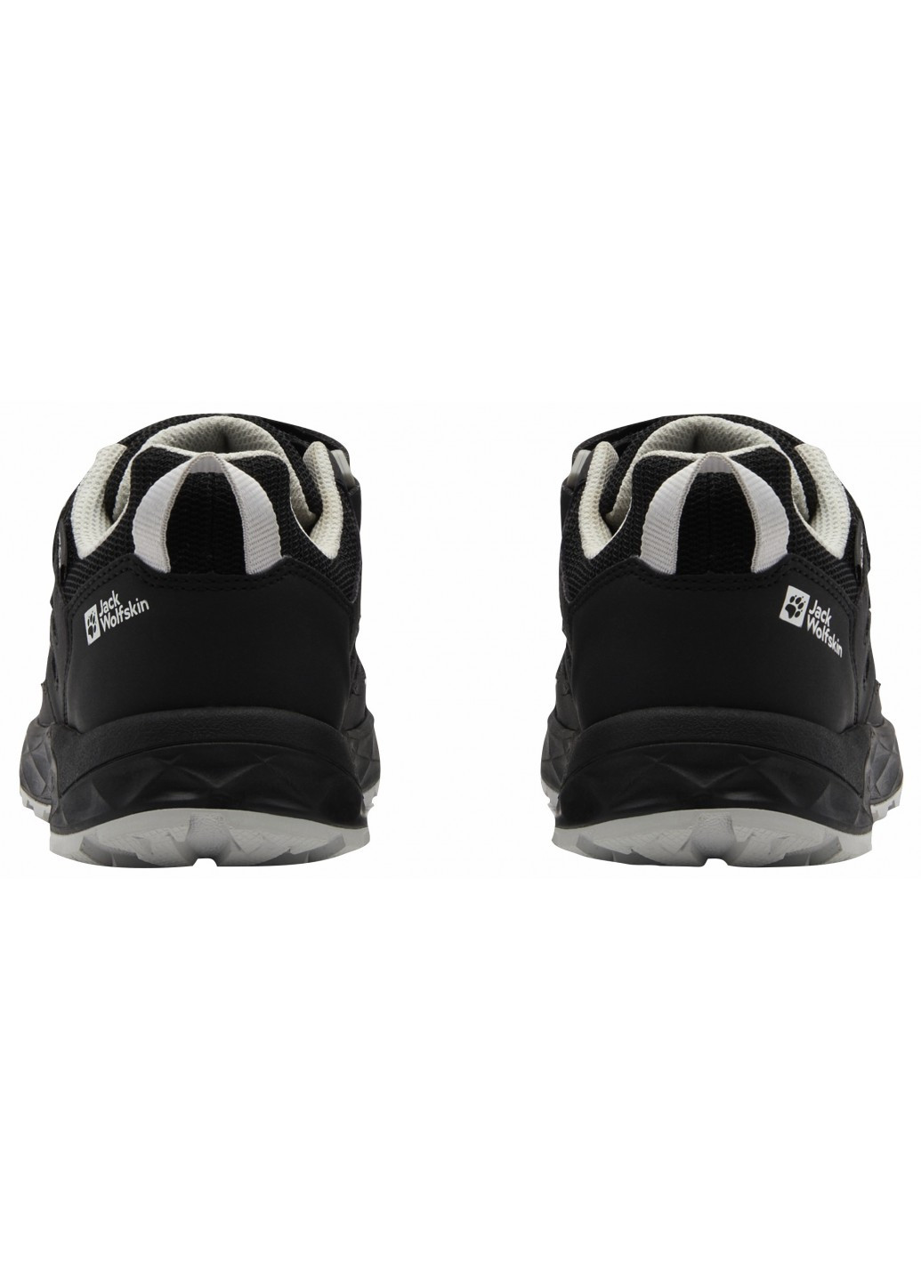 Черные демисезонные кроссовки Jack Wolfskin WOODLAND 2 TEXAPORE LOW VC K