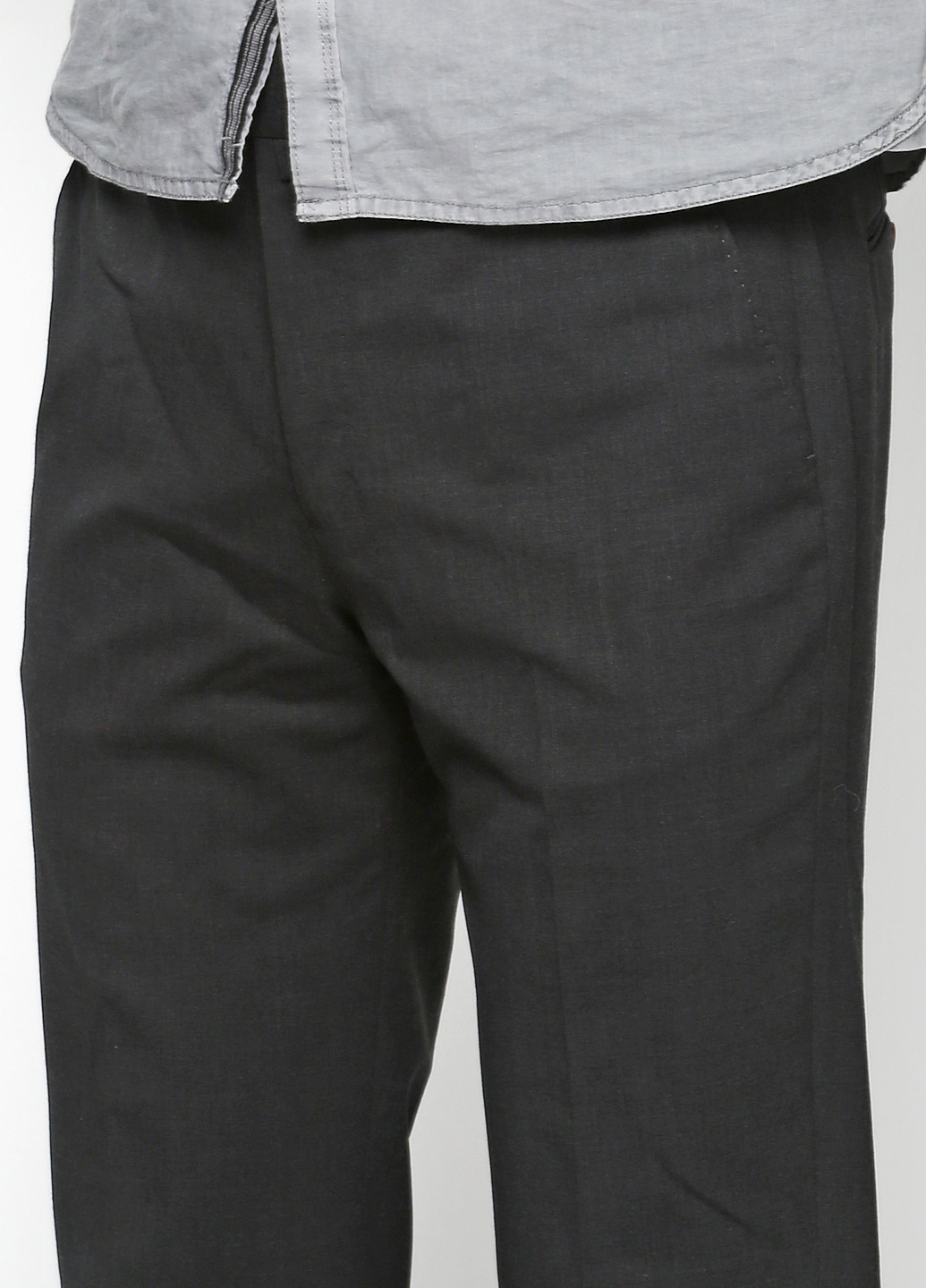 Серые кэжуал демисезонные брюки Pedro Del Hierro