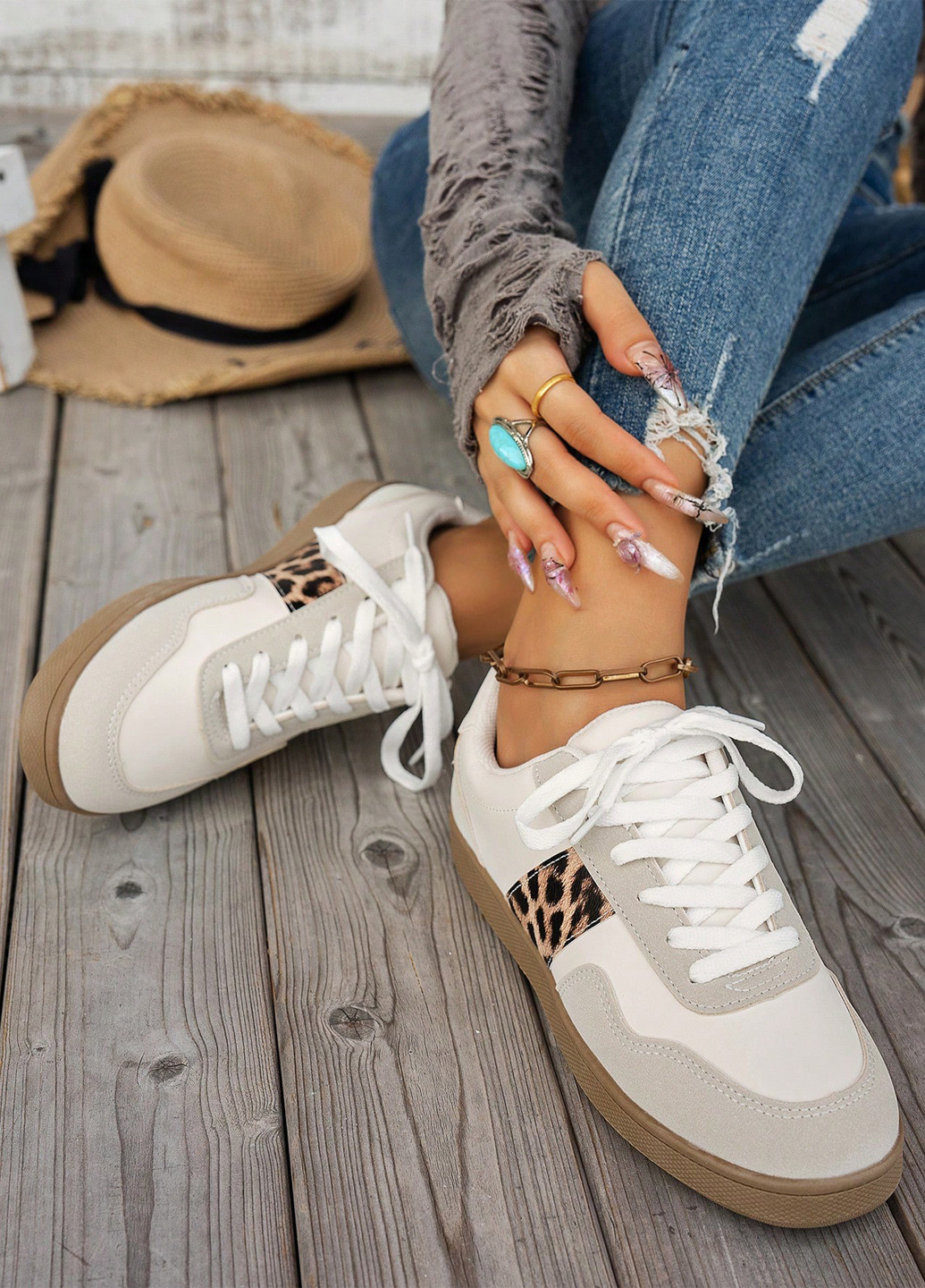 Кросівки SHEIN сірі демісезони (339052940)