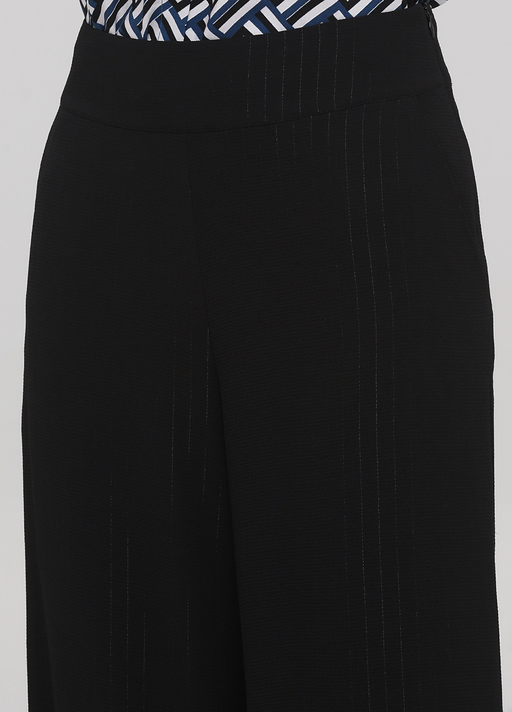 Черные кэжуал демисезонные палаццо брюки Minimum