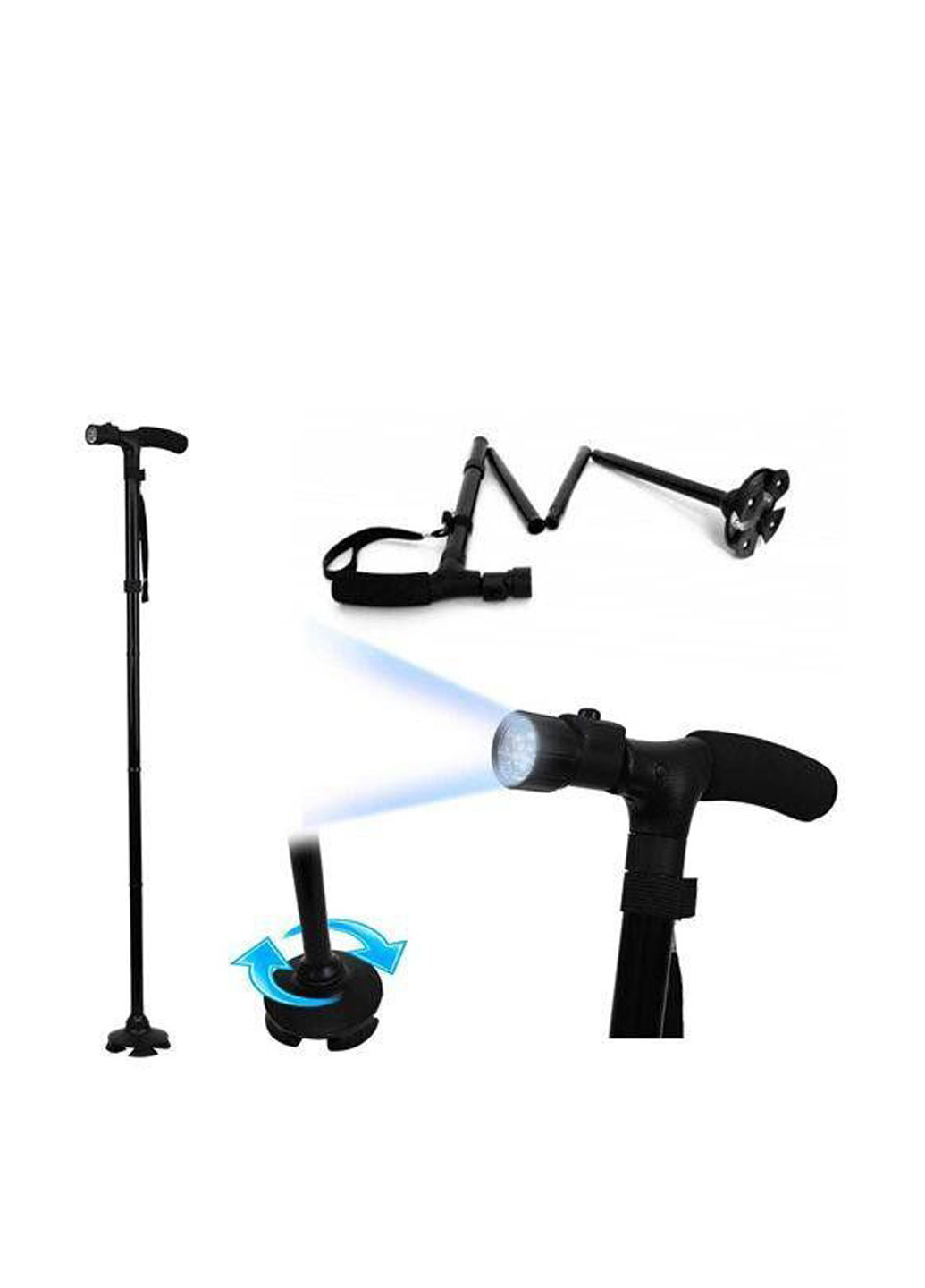 Трость телескопическая, 100 см TV-magazin (220744552)