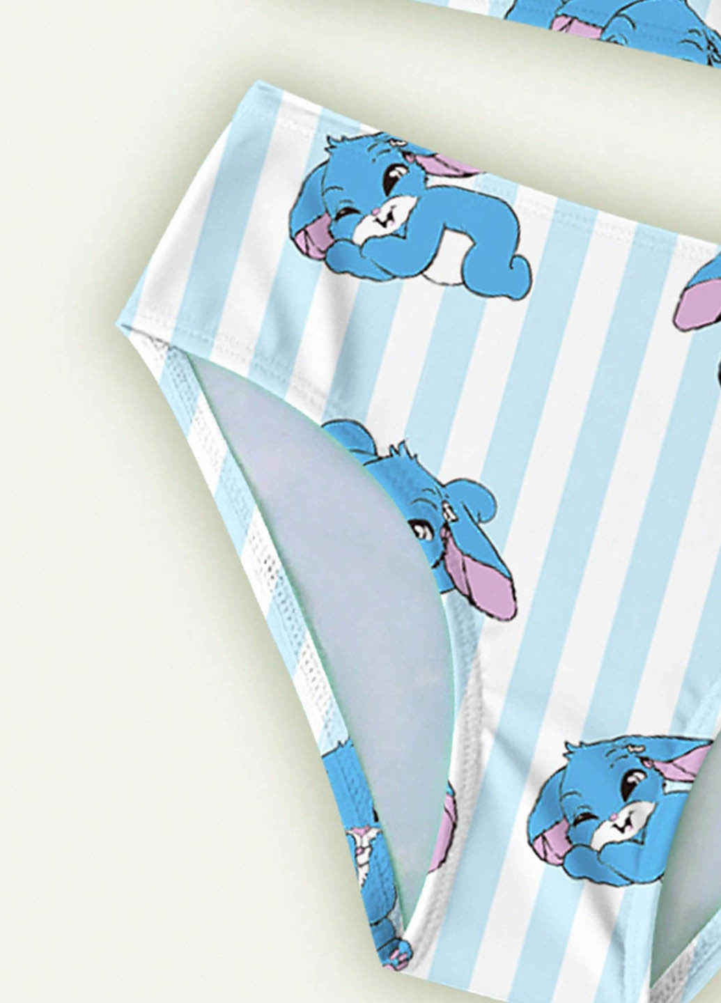 Комбинированный демисезонный купальник (лиф, трусики) топ, раздельный SHEIN