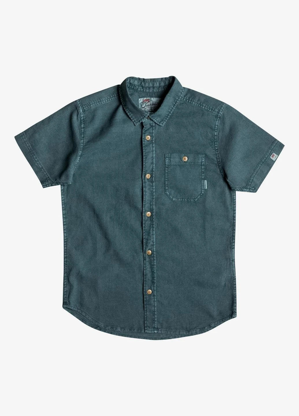 Синяя джинсовая рубашка Quiksilver