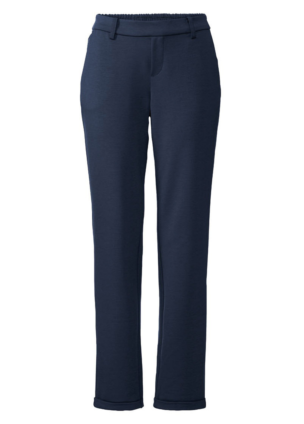 Темно-синие кэжуал демисезонные прямые брюки ADPT