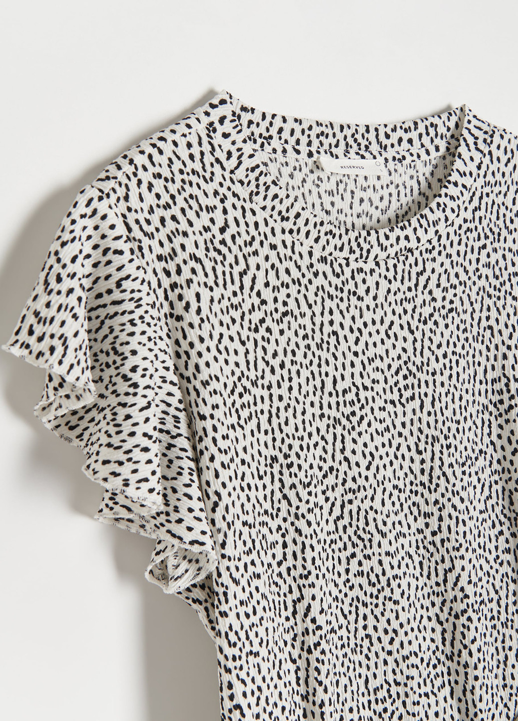 Чорно-білий кежуал сукня Reserved в горошок