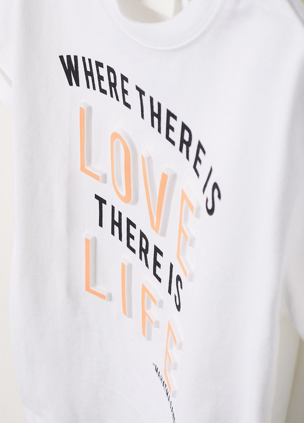 Белая летняя футболка H&M