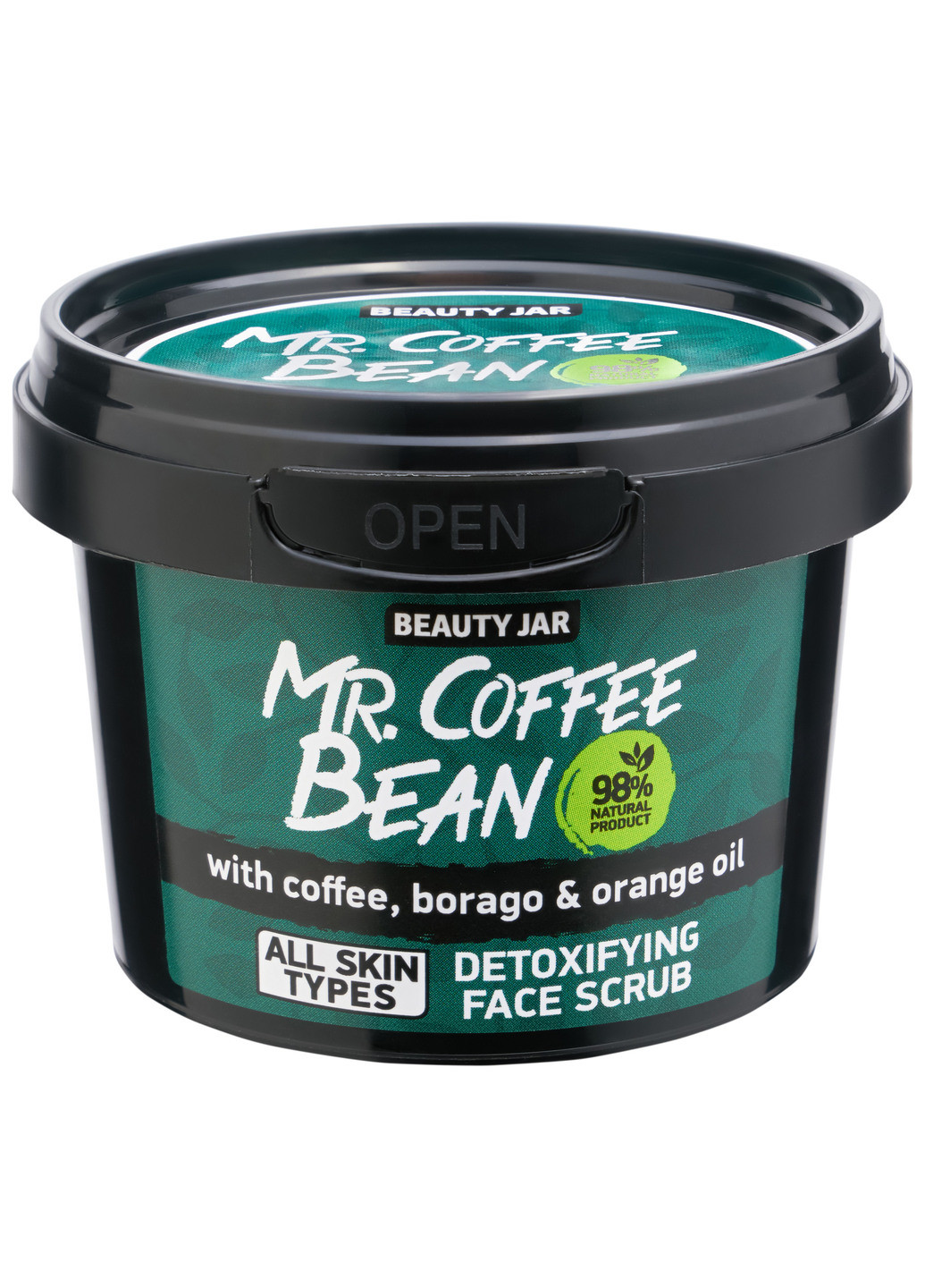Скраб для обличчя Mr. Coffee Bean Detoxifying Face Scrub 50 г Beauty Jar (202493406)