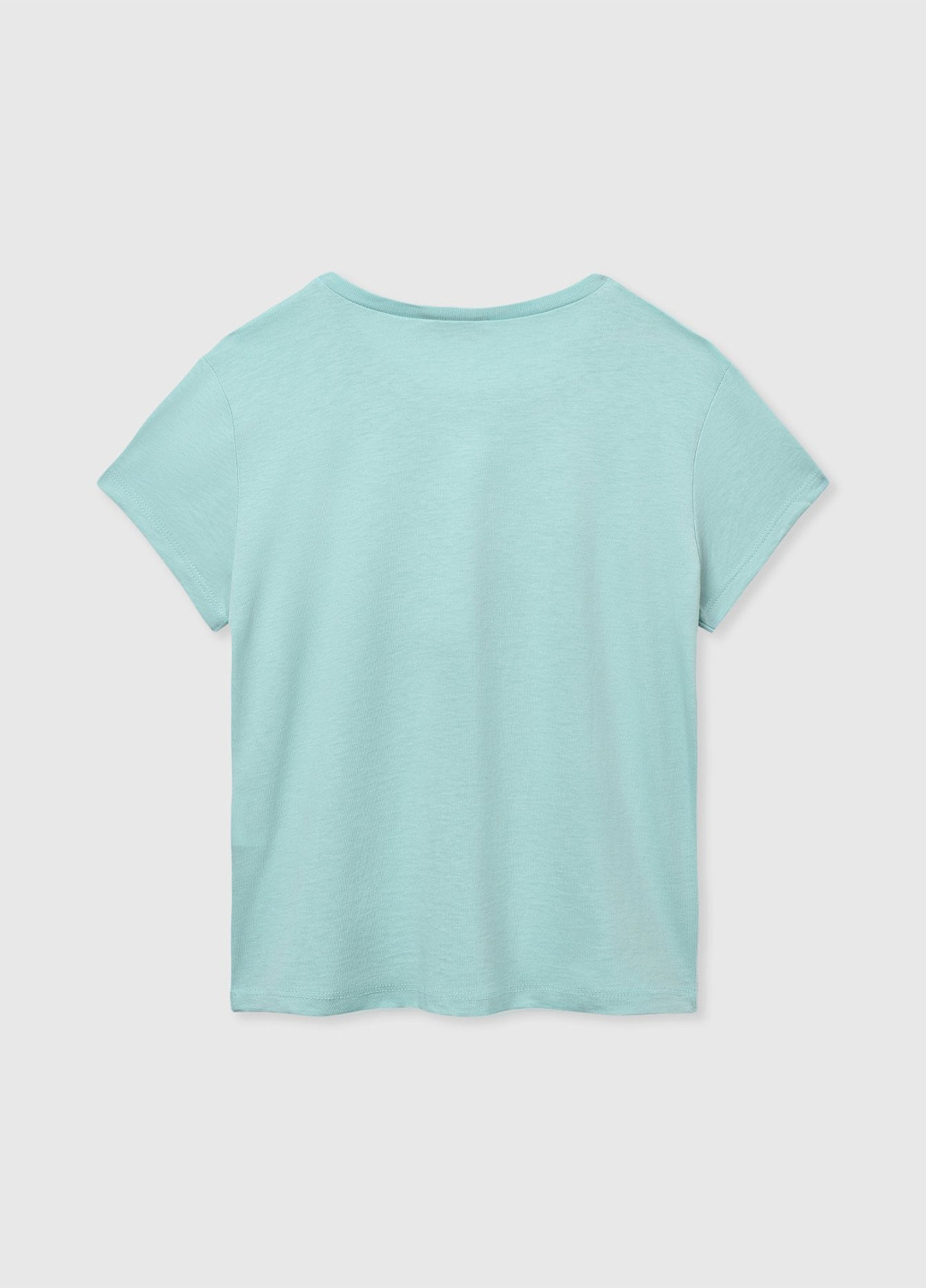 Світло-блакитна літня футболка United Colors of Benetton