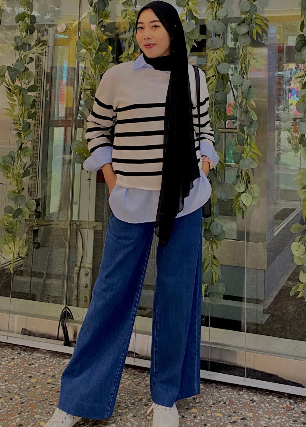 Белый демисезонный джемпер джемпер Uniqlo