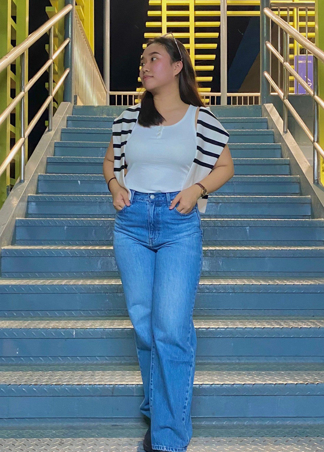 Белый демисезонный джемпер джемпер Uniqlo