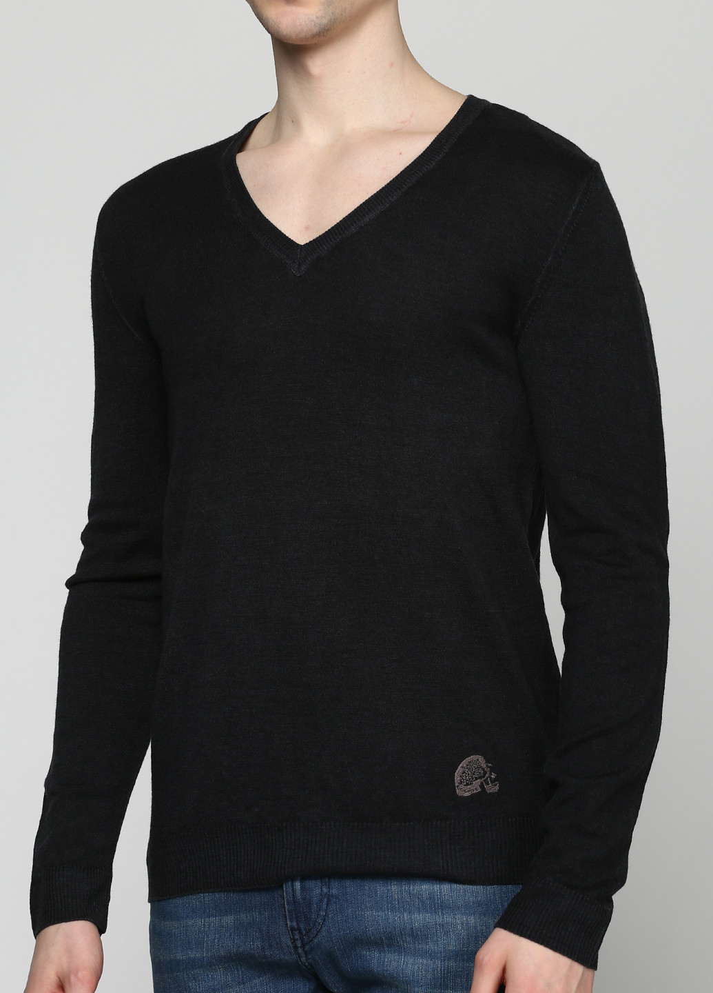 Темно-серый демисезонный пуловер пуловер Richmond Denim