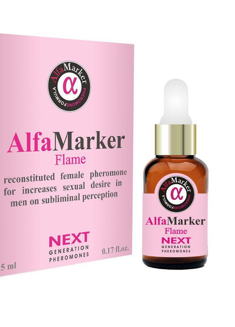 Висококонцентрований парфум c феромонами Alfamarker Flame для женщіін 5 мл Izyda (236530267)