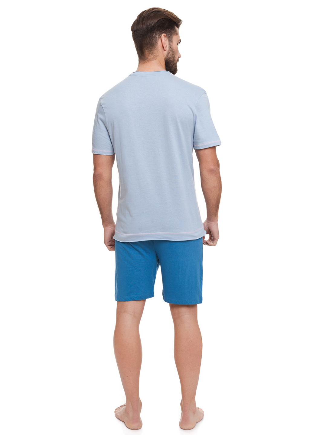 Блакитний демісезонний костюм (футболка, шорты) Lee Cooper