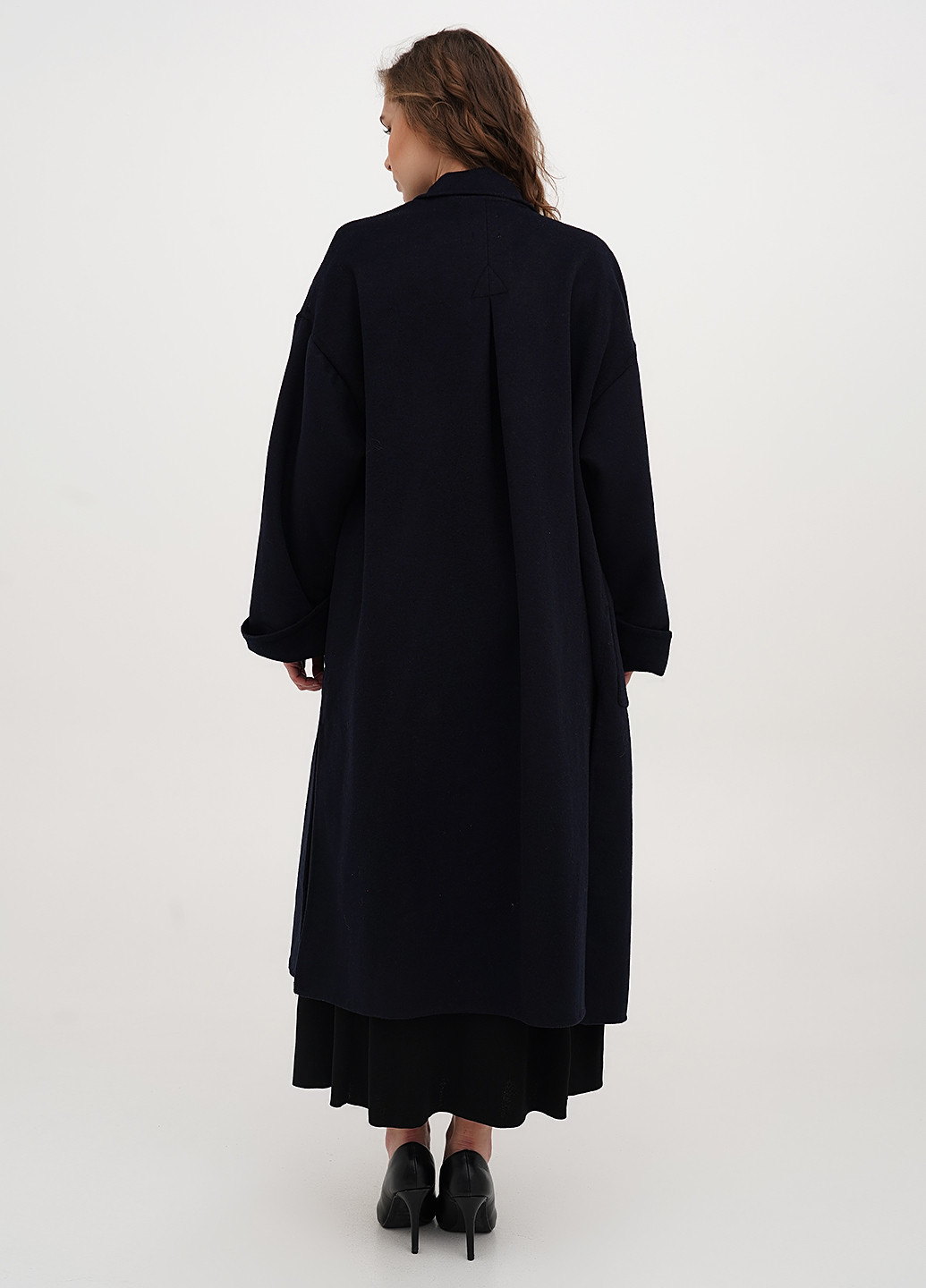 Темно-синее демисезонное Пальто H&M