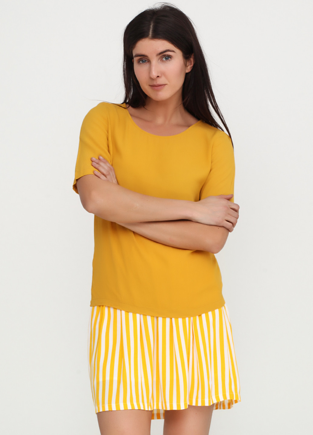 Жовта літня блуза Minimum