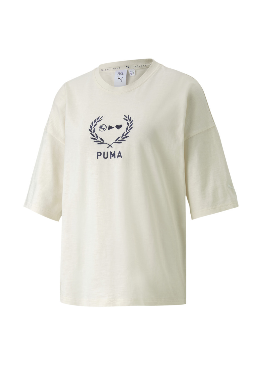 Біла всесезон футболка x sg oversized tee Puma