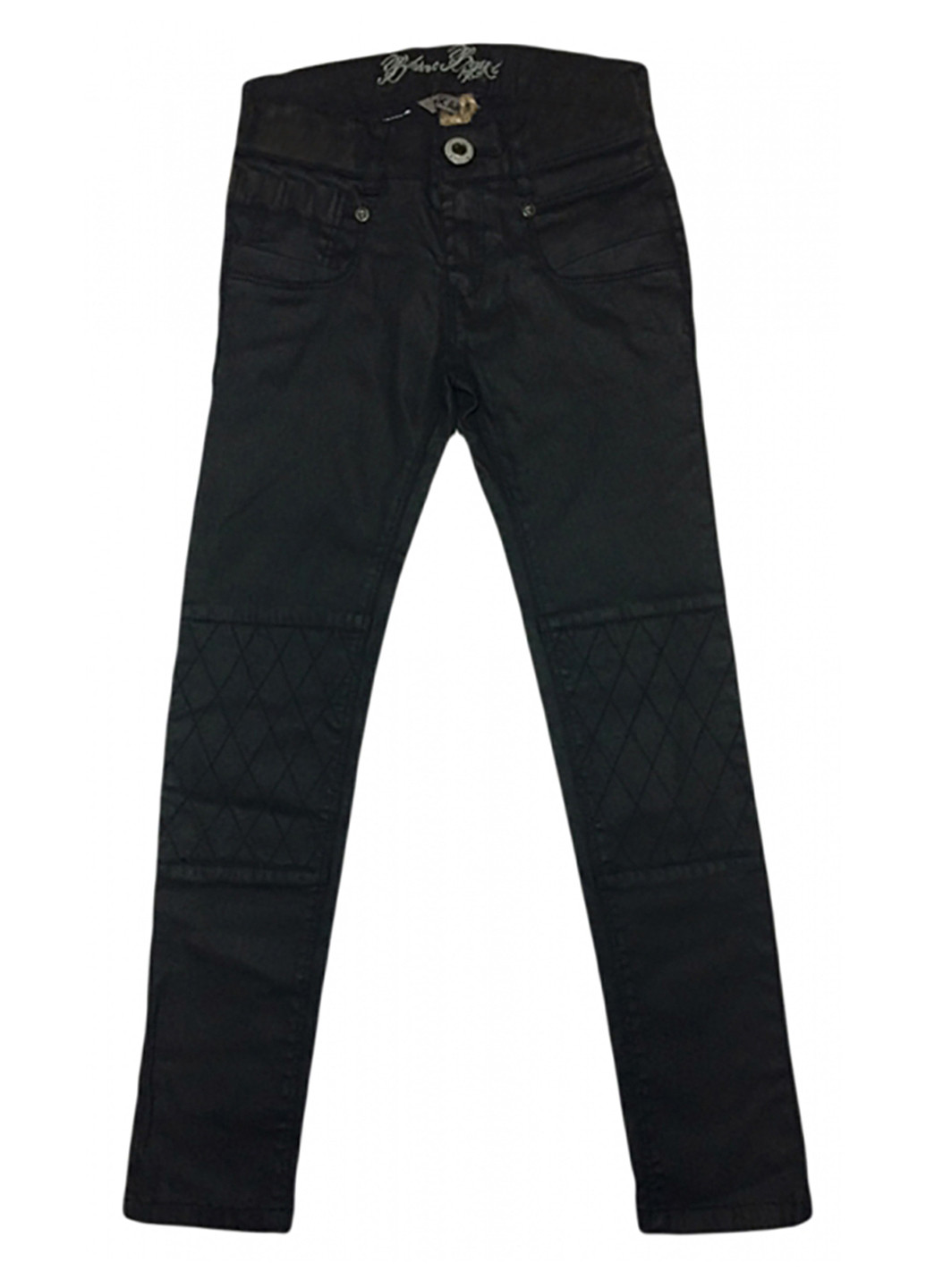 Черные кэжуал демисезонные прямые брюки B-Karo
