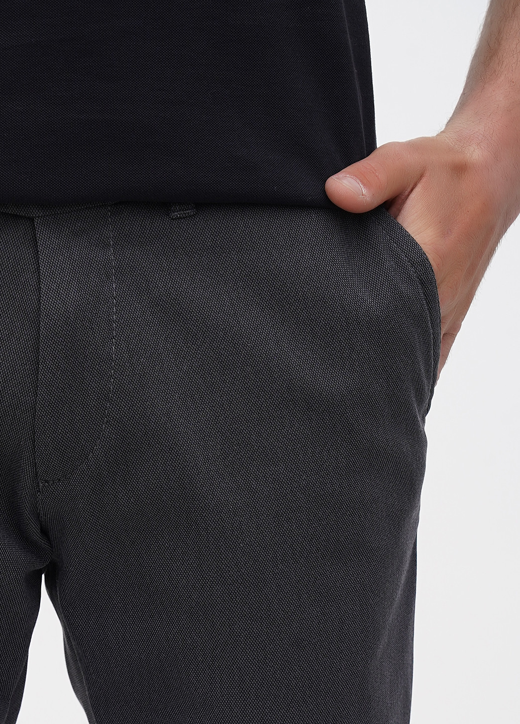 Серые кэжуал, классические демисезонные прямые брюки Lagrand