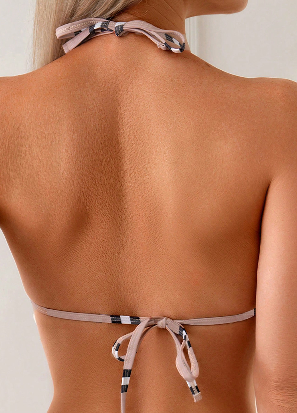 Комбінований літній купальник (ліф, трусики) бікіні, роздільний SHEIN