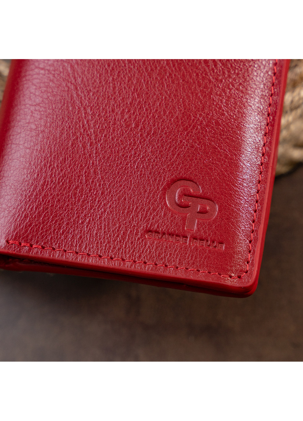 Жіночий шкіряний гаманець 9,5х10х2 см Grande Pelle (252128999)