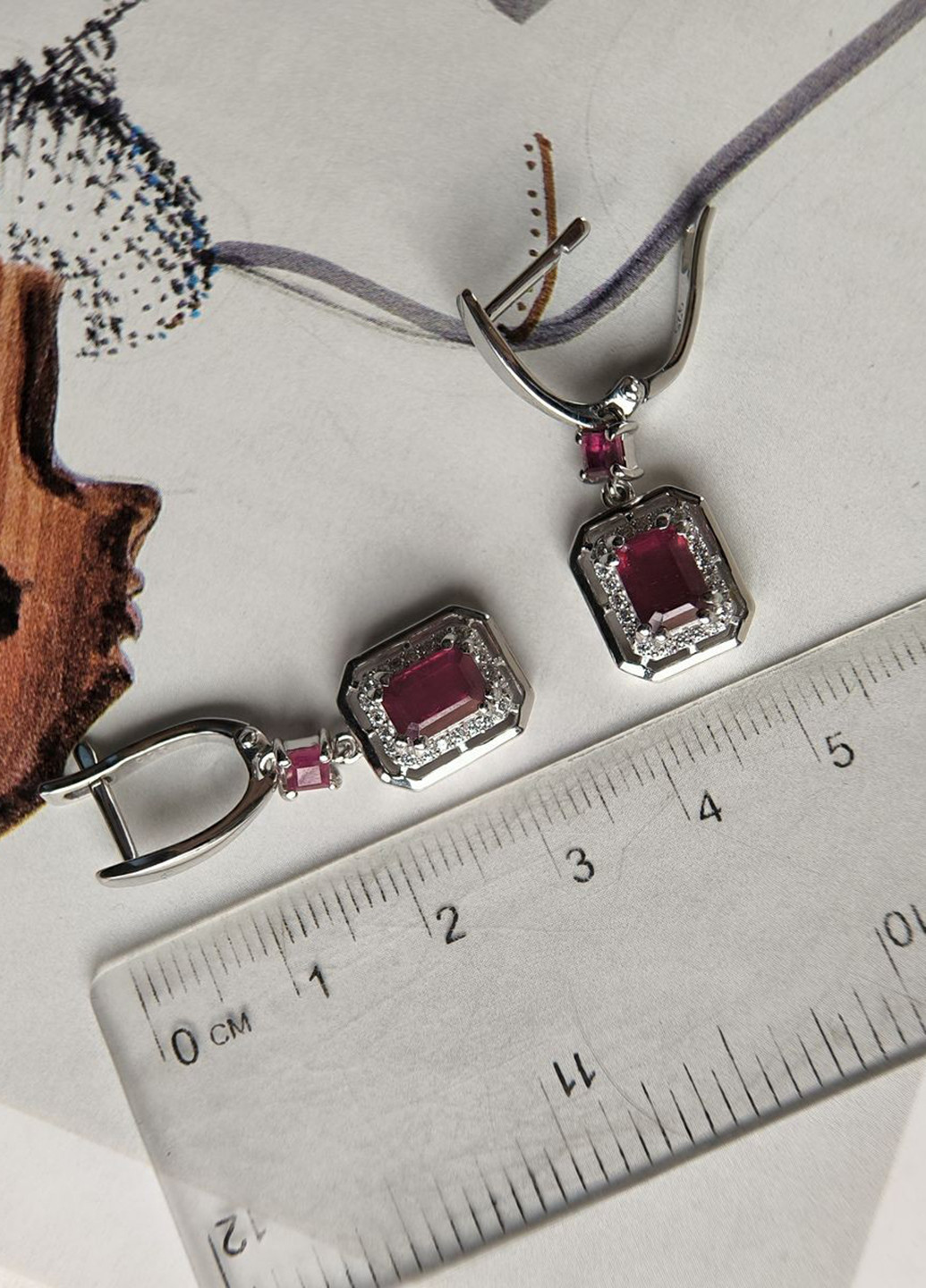 Сережки Silver Flame (369649158)