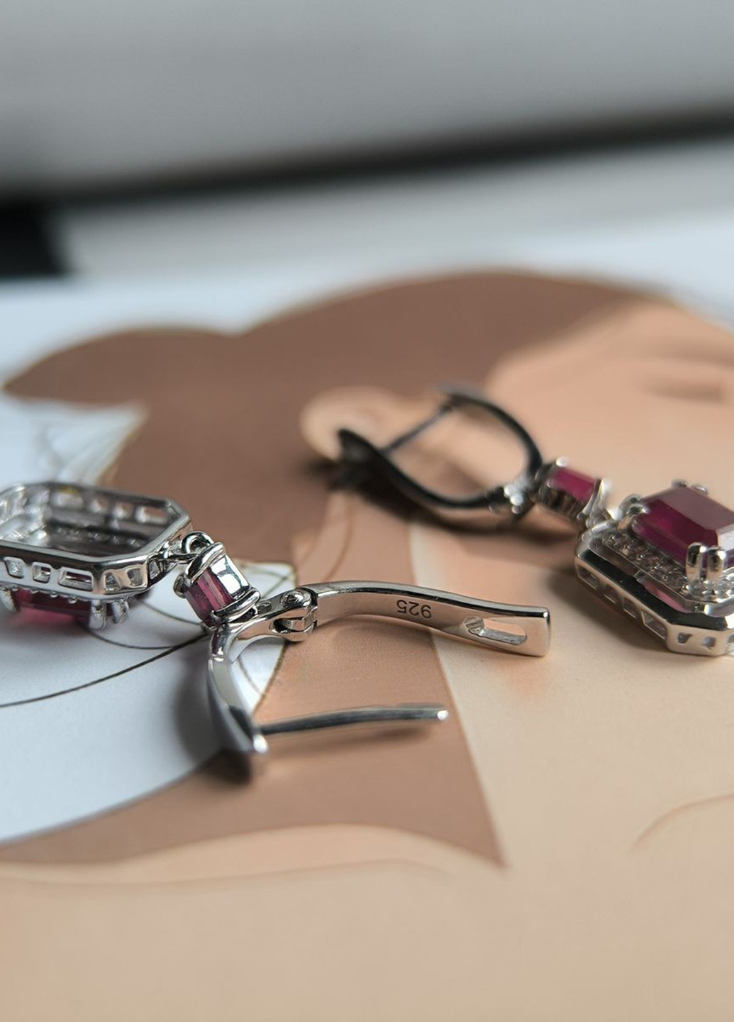 Сережки Silver Flame (369649158)