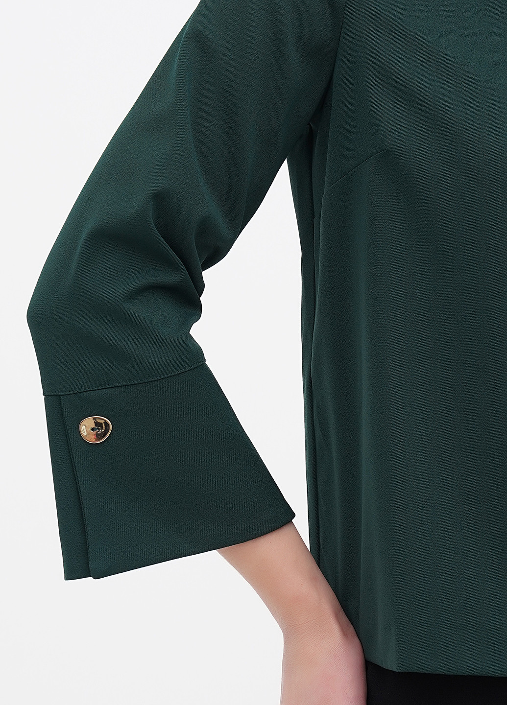 Темно-зеленая демисезонная блуза Diana Gallesi