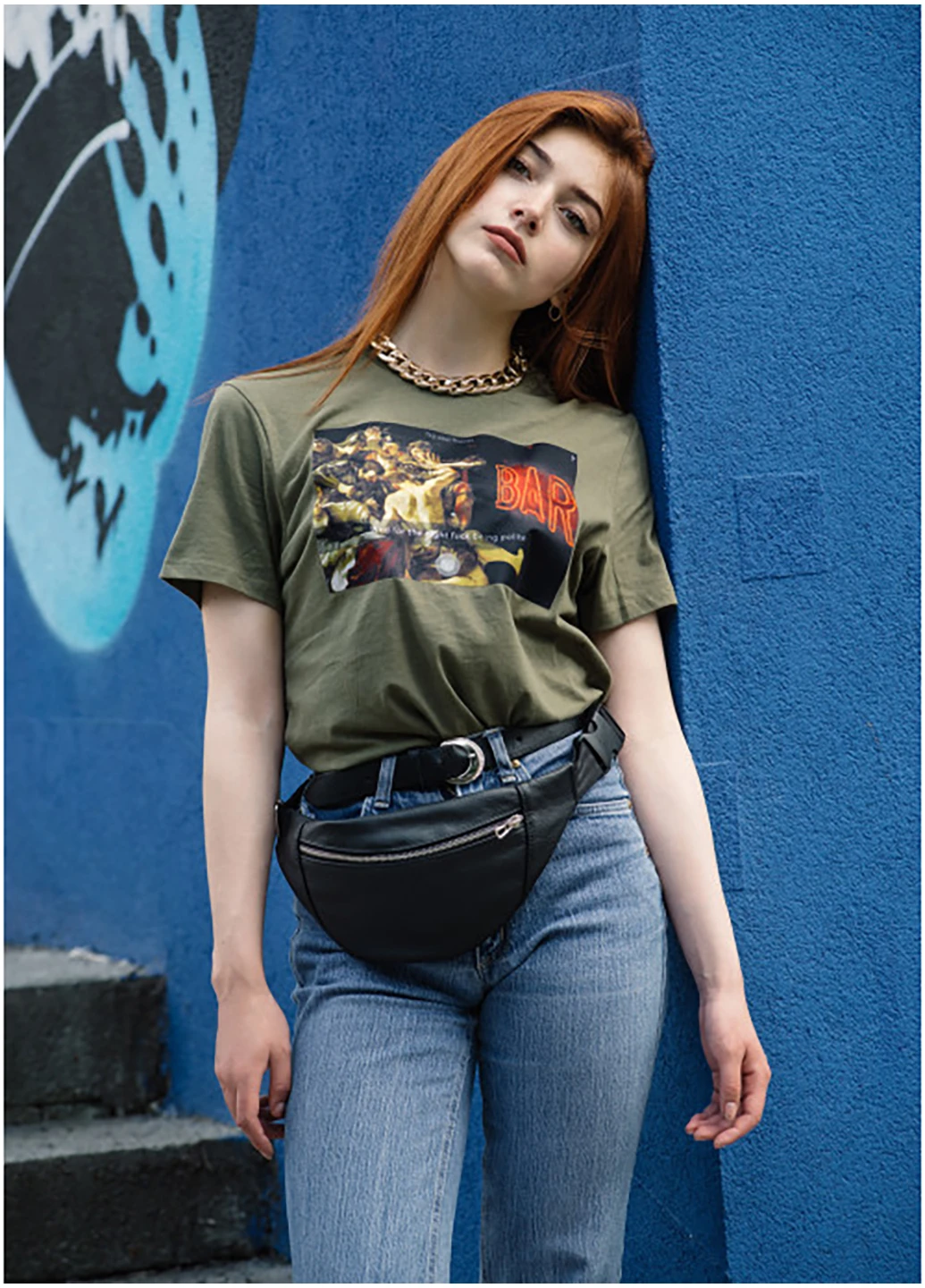 Женская сумка на пояс (бананка) 33х14 см Sambag (252133420)