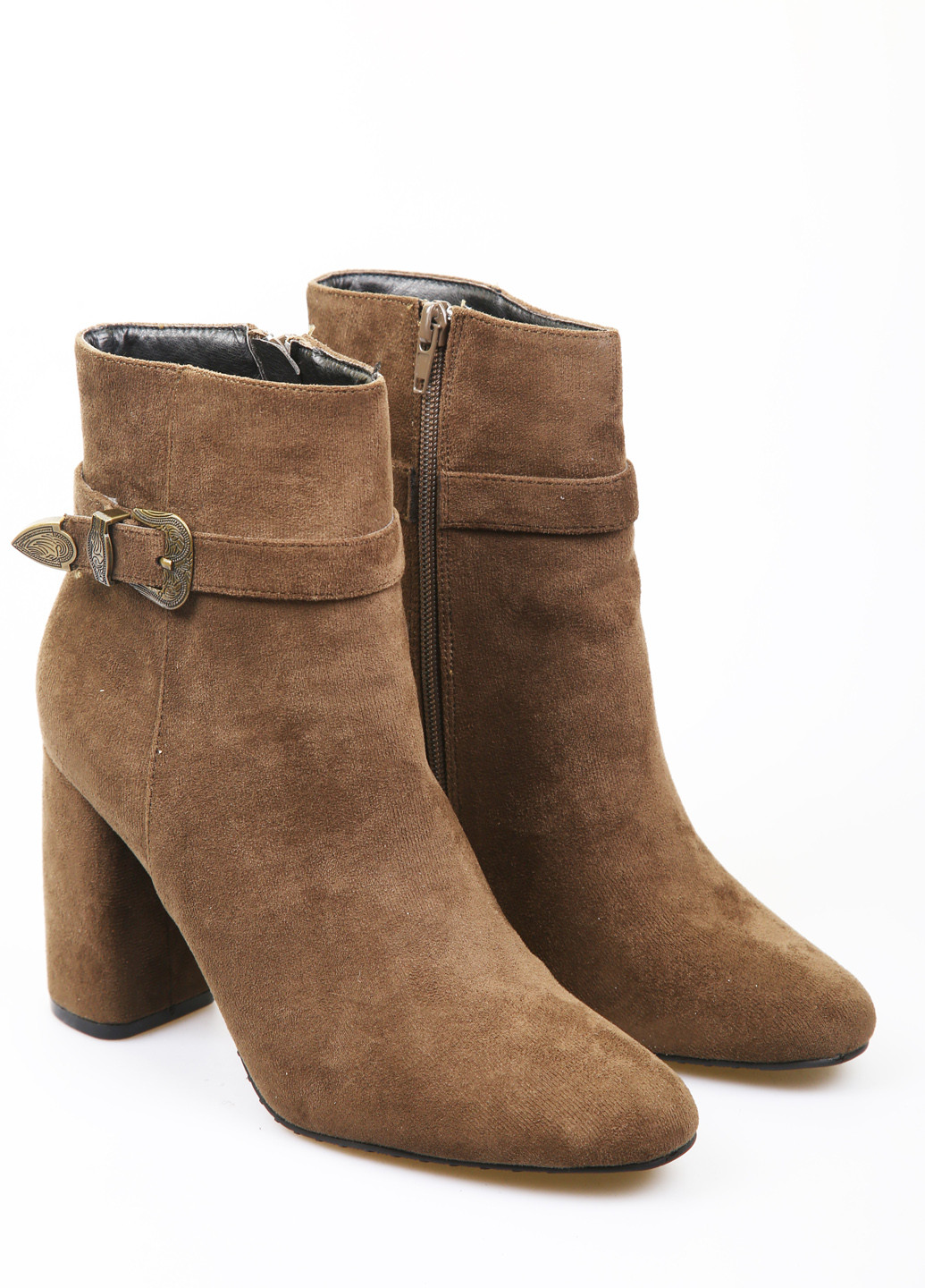 Коричневі демісезонна ботильйони No Brand