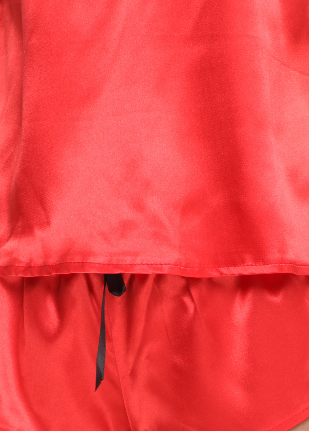 Красный демисезонный комплект (топ, шорты) Ghazel