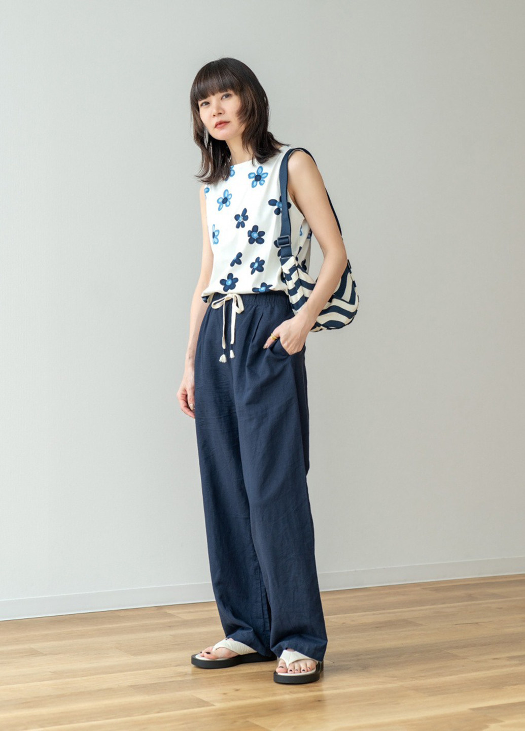 Комбинированный летний комплект (рубашка, майка) Uniqlo