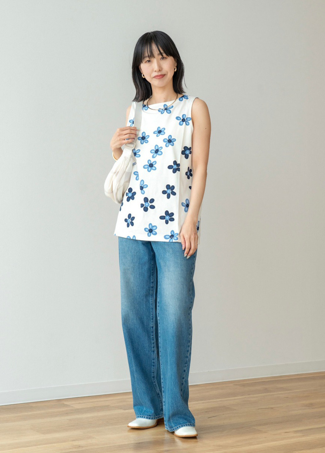 Комбинированный летний комплект (рубашка, майка) Uniqlo