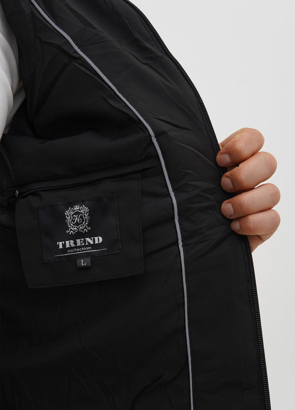 Чорна демісезонна куртка Trend Collection
