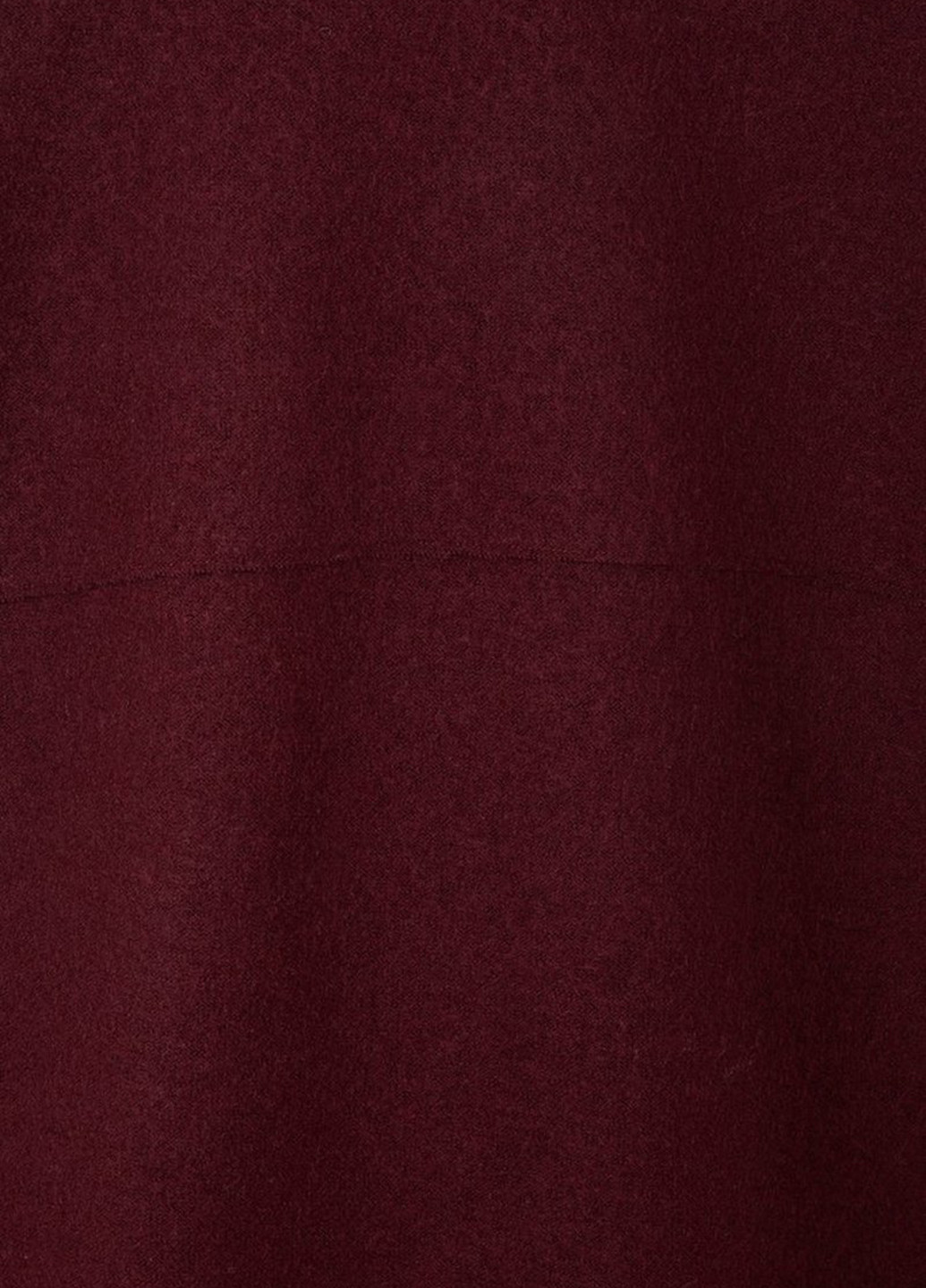 Темно-бордовая кэжуал однотонная юбка Cos клешированная