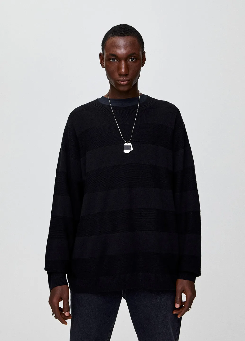 Чорний демісезонний джемпер джемпер Pull & Bear