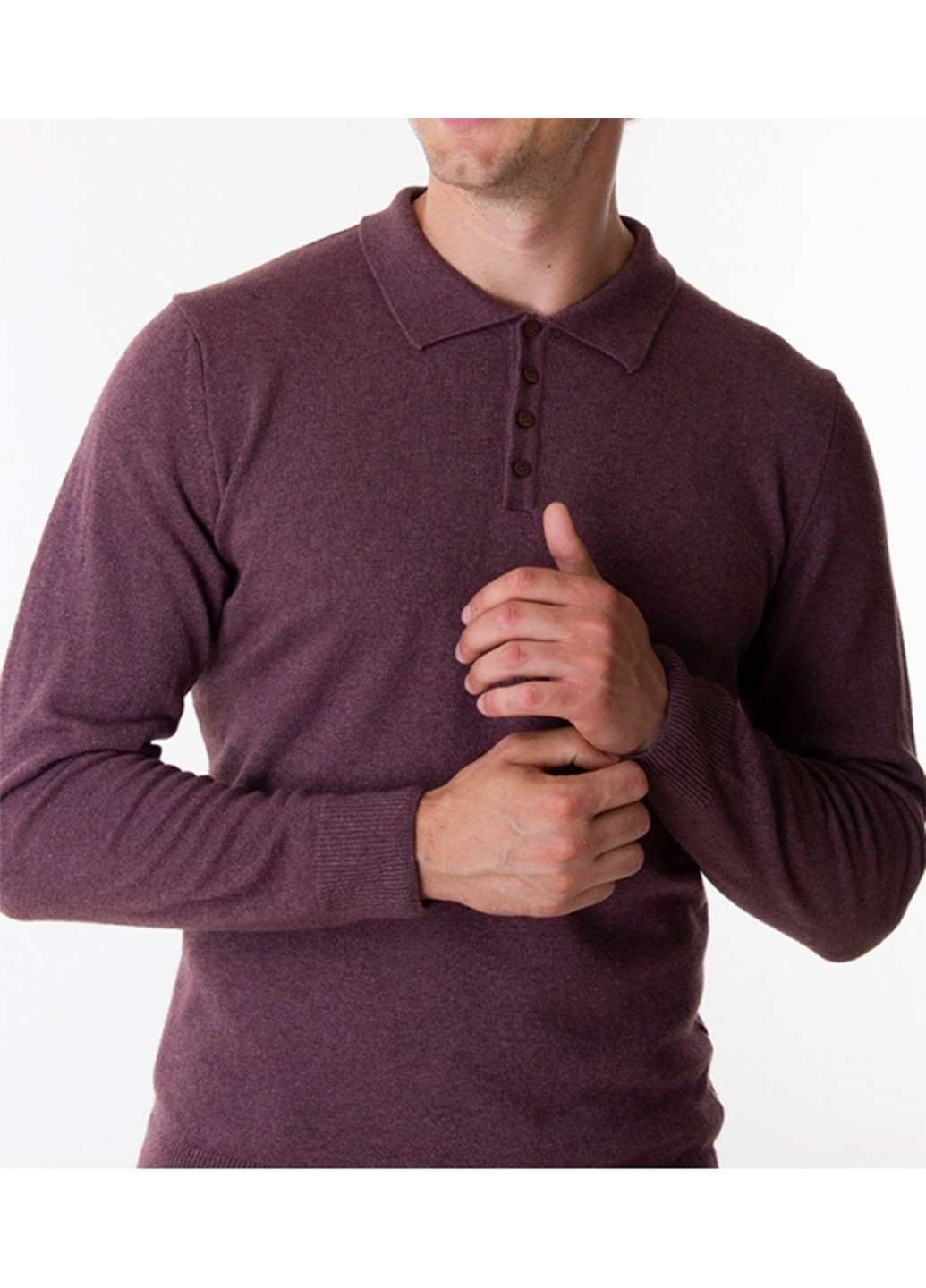 Розово-коричневый демисезонный свитер VD One