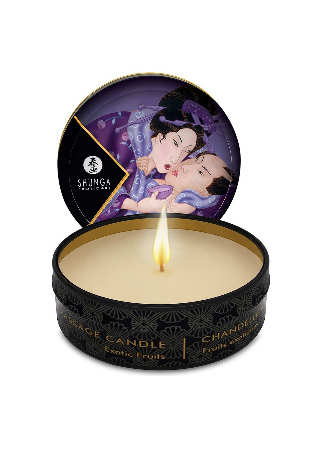 Масажна свічка Mini Massage Candle - Exotic Fruits (30 мл) Shunga (252383387)