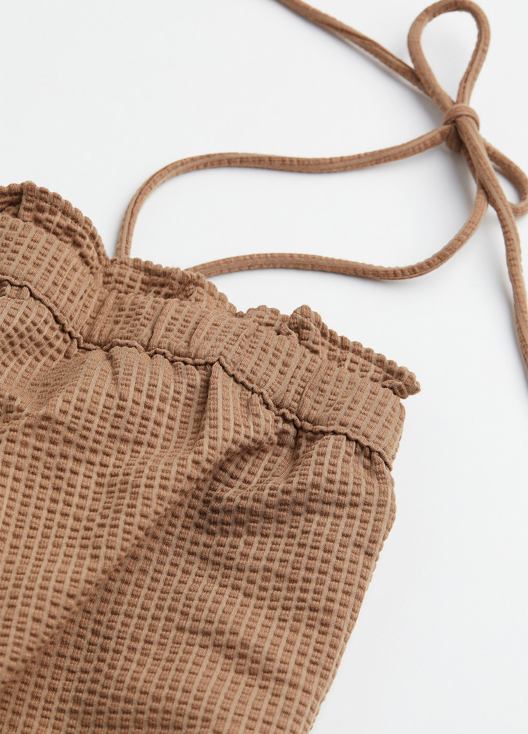 Світло-коричнева кежуал сукня а-силует H&M однотонна