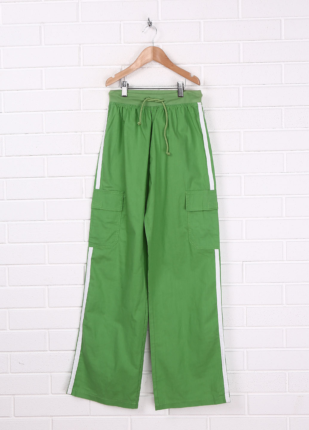 Зеленые кэжуал летние прямые брюки Sprider
