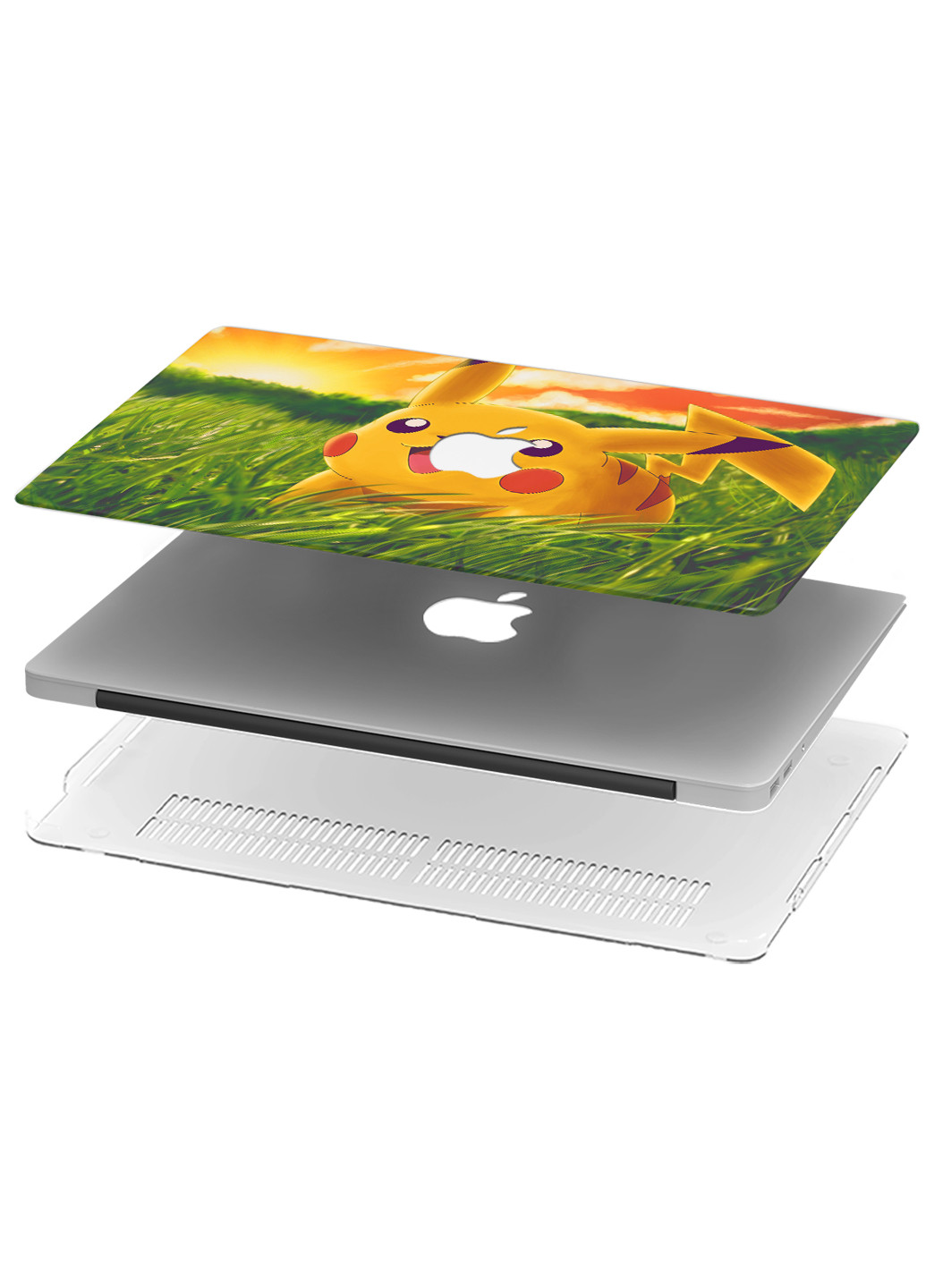 Чохол пластиковий для Apple MacBook Pro Retina 15 A1398 Пікачу (Pikachu) (6353-2126) MobiPrint (218528295)